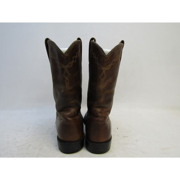 Ariat Womens Size 9.5 B Brown Leather Cowboy Western Boots - Picture 7 of 11